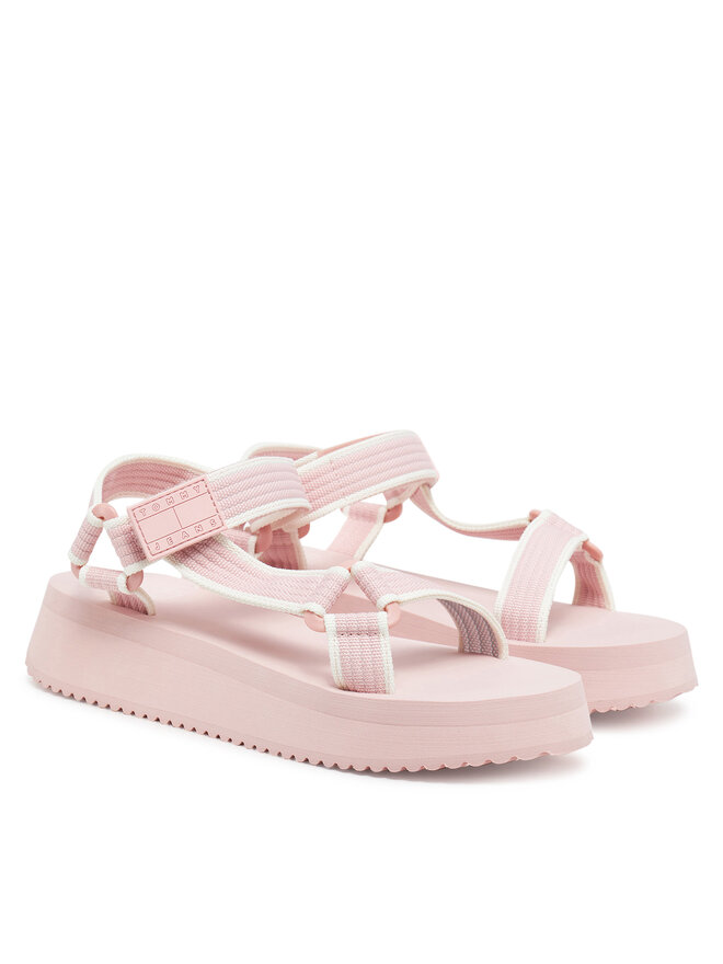 Tommy Jeans Sandali Tommy Jeans Tjw Eva Sandal EN0EN02747 Roza