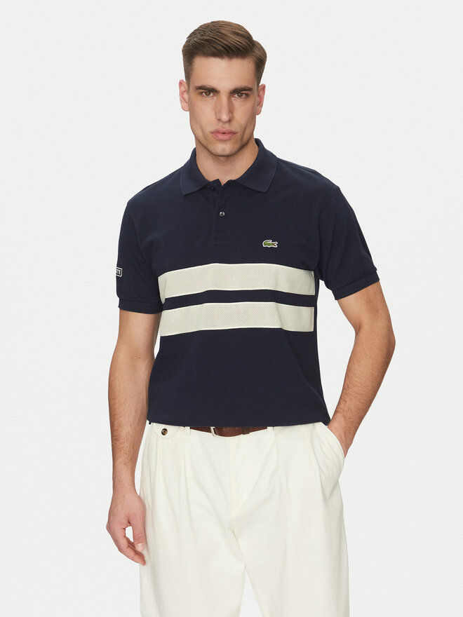 Lacoste Lacoste Polo marškinėliai PH9760 Tamsiai mėlyna Classic Fit
