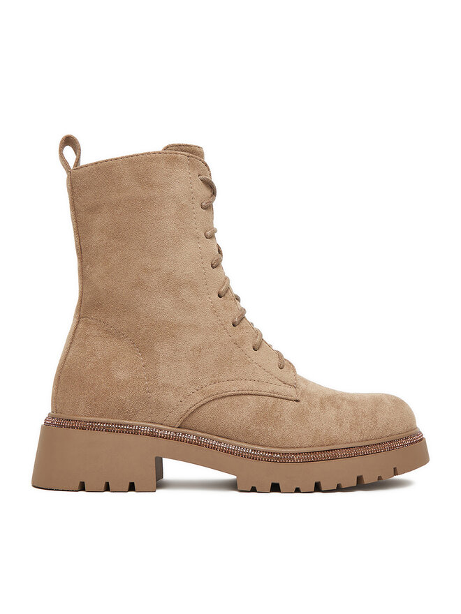 DeeZee Botines planos DeeZee 8665 Beis
