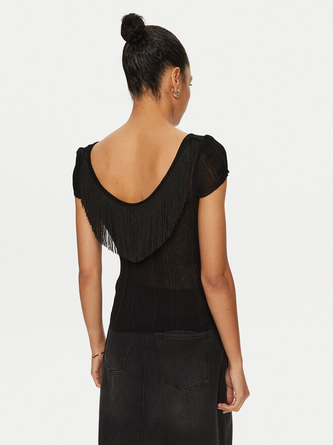 PINKO PINKO Τοπ 103588 A1V8 Μαύρο Slim Fit