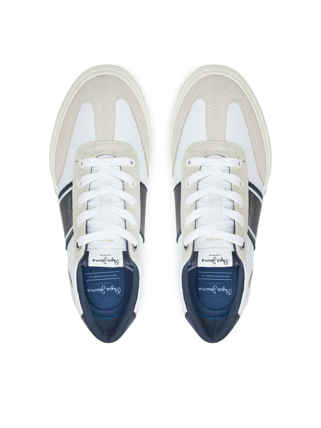 Pepe Jeans Сникърси Pepe Jeans PMS31060 Бял