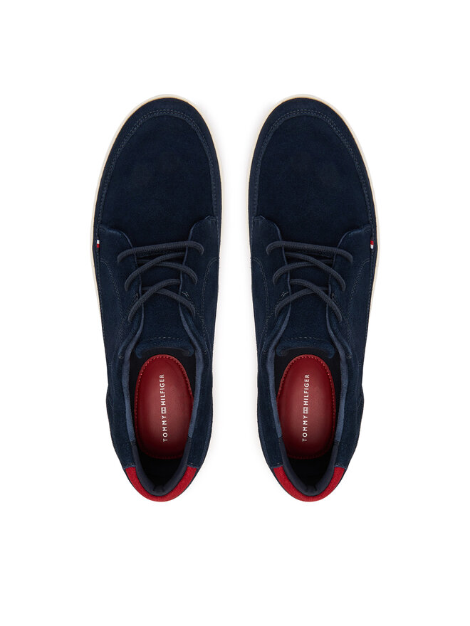 Tommy Hilfiger Sneakers Tommy Hilfiger Hilfiger Light Hybrid Suede Shoe FM0FM05788 Dunkelblau