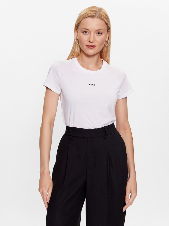 BOSS Boss T-Shirt 50490018 Weiß Slim Fit