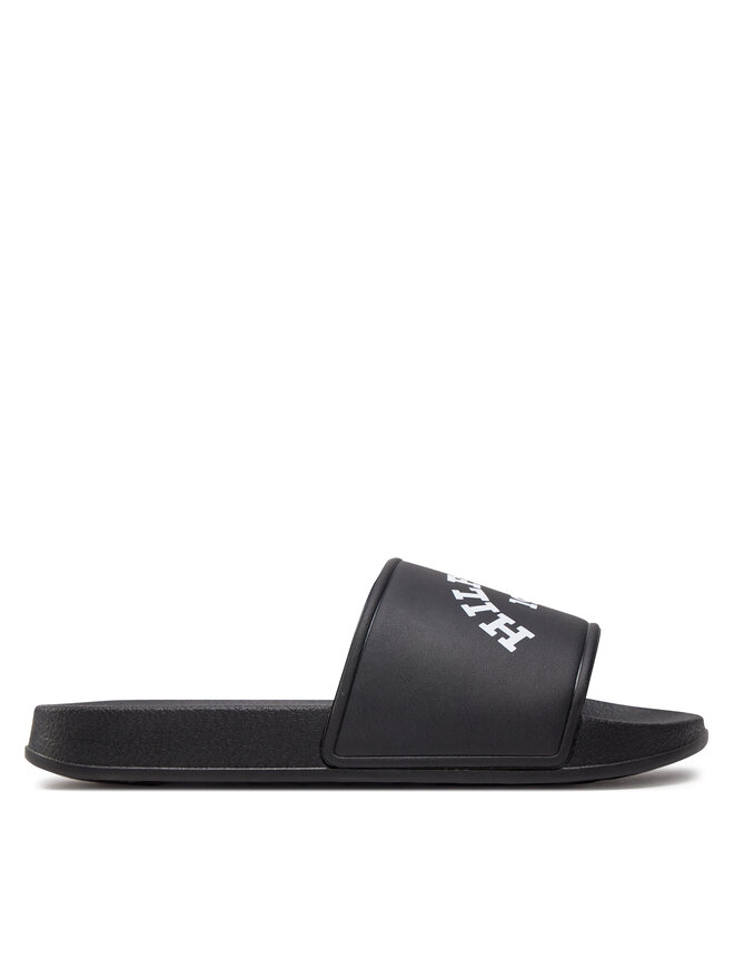 Pantoletten Tommy Hilfiger Logo Pool Slide T3B0 33457 1172 Schwarz eschuhe