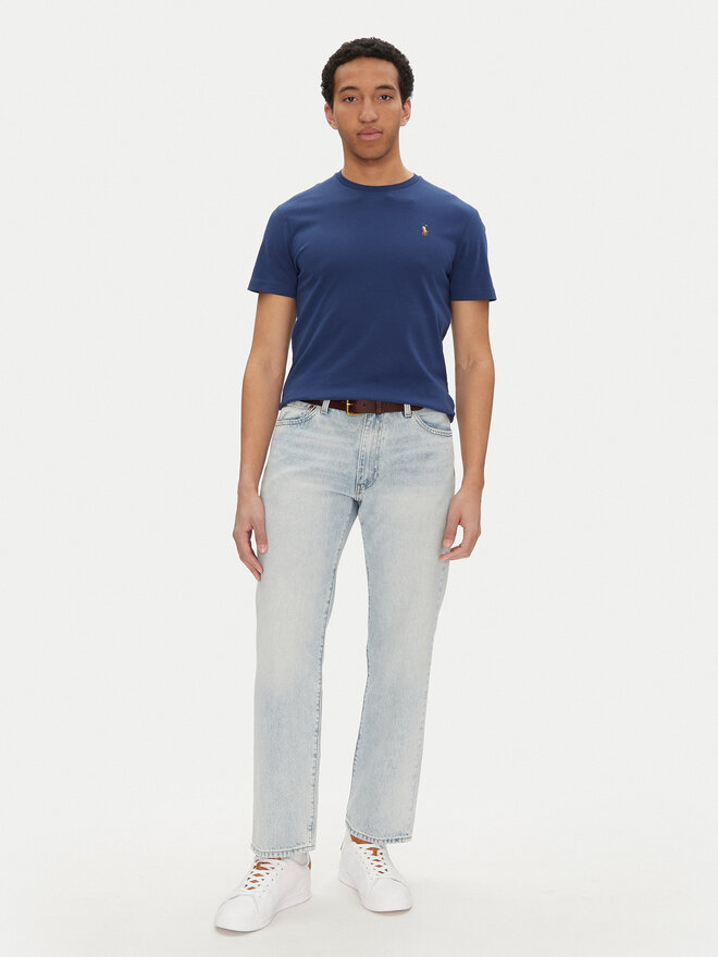Polo Ralph Lauren Polo Ralph Lauren T-Shirt 710740727092 Σκούρο μπλε Custom Slim Fit