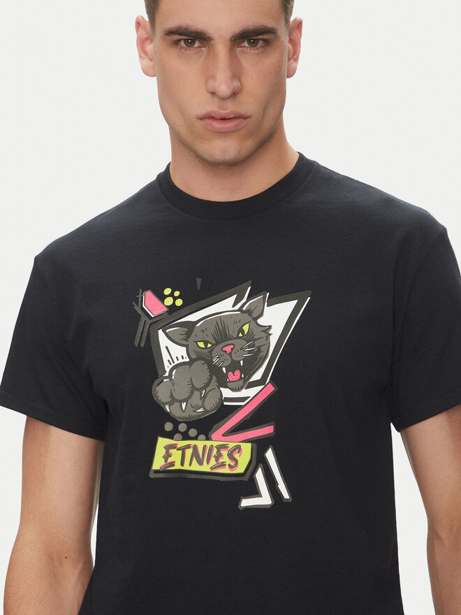 Etnies Etnies Camiseta Puma 4130004126 Negro Regular Fit