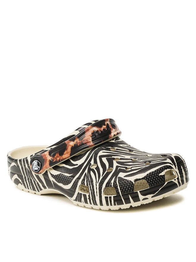 Crocs Šľapky Crocs Classic Animal Remix 207840 Béžová