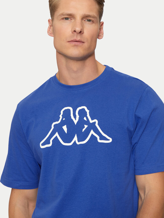Kappa Kappa Camiseta Logo Korpo Cromen 303HZ70 Azul Regular Fit