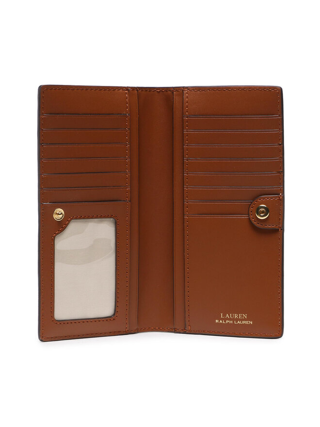 LAUREN RALPH LAUREN Nagy női pénztárca Lauren Ralph Lauren Slim Wallet 432802917010 Barna