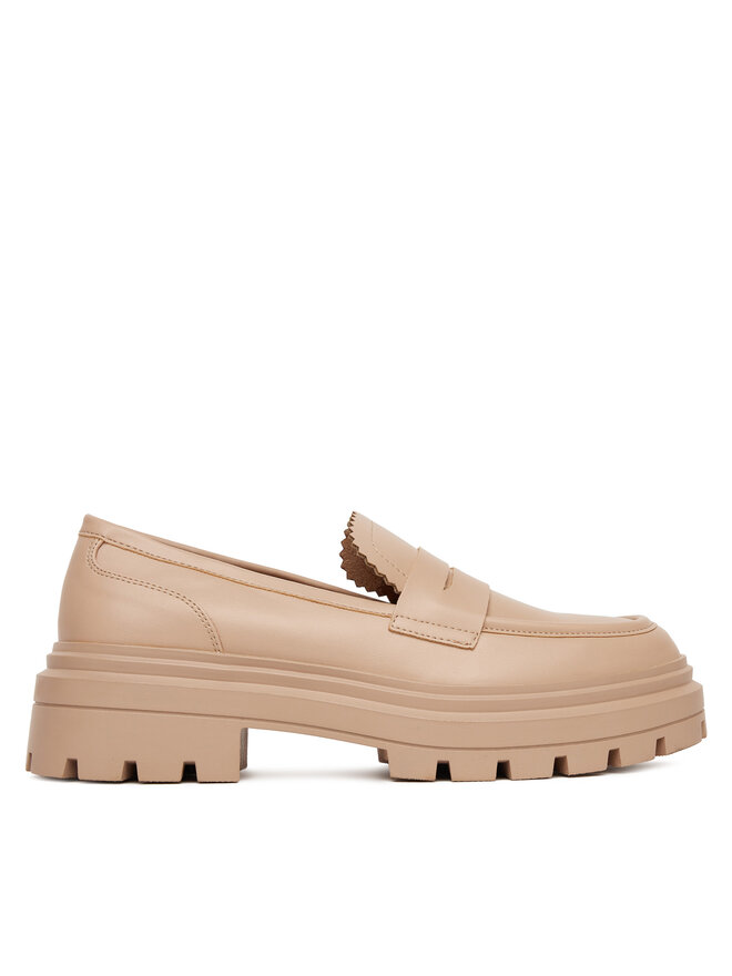DeeZee Loafersy DeeZee 58682-8 Beżowy