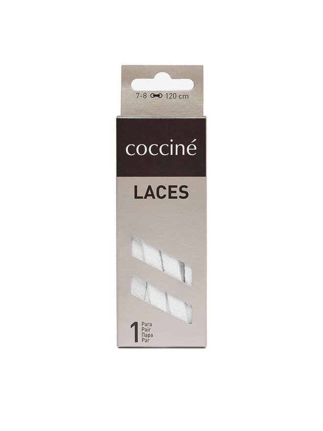 Coccine Schnürsenkel Coccine SZNUROWADŁA 120 cm P7 BAWEŁNIANE v.AZ Weiß