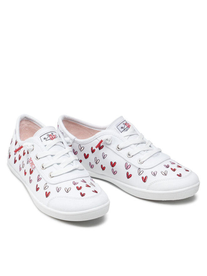 Skechers Sneakersy Skechers Love Brigade 113951/WRPK Biały