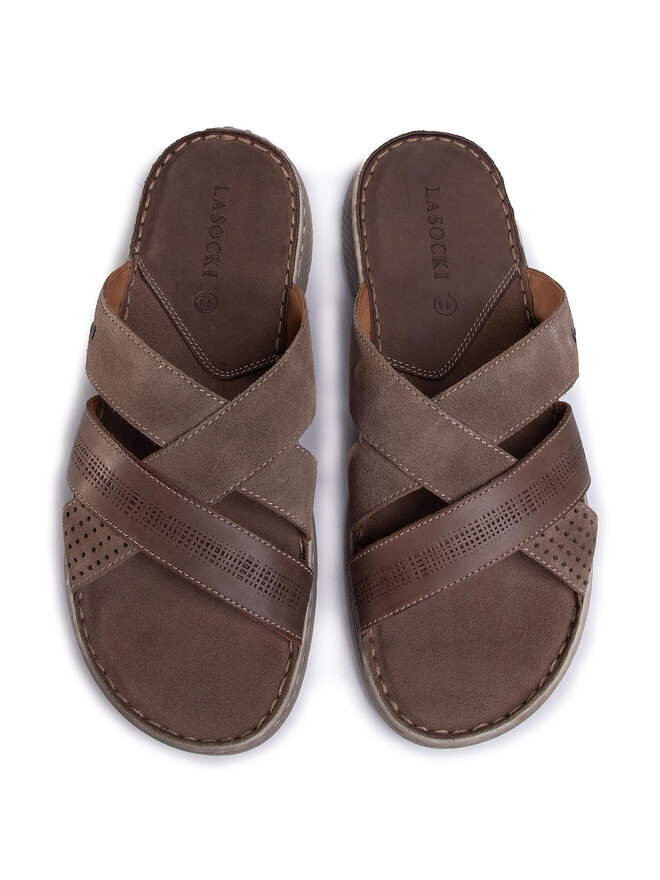 Lasocki For Men Pantoletten Lasocki For Men MB-APOL-01 Beige