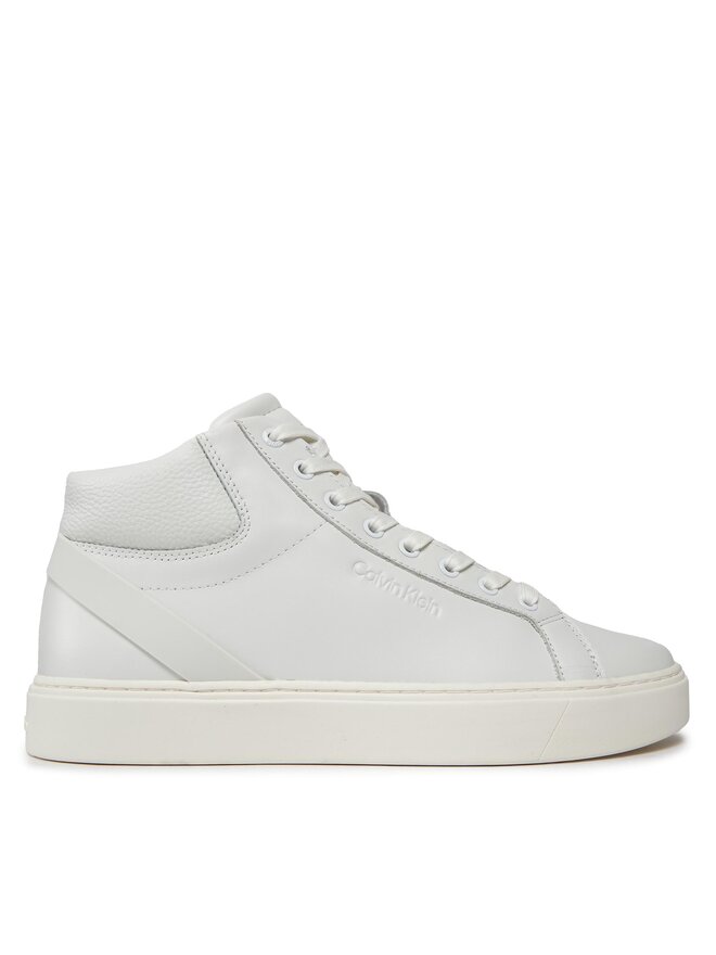 Sneakers Calvin Klein High Top Lace Up Archive Stripe HM0HM01291 Blanc chaussures