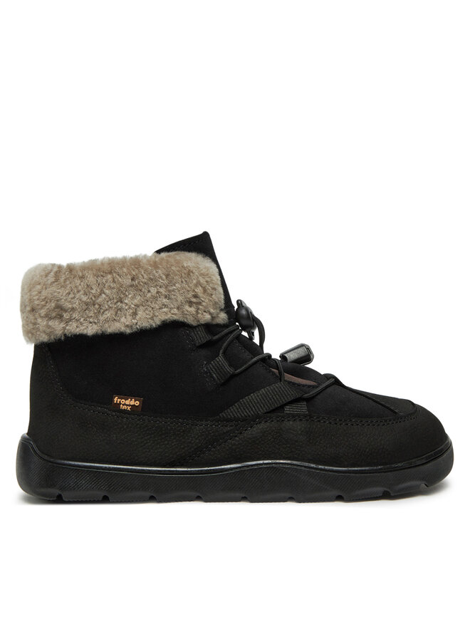 Froddo Schnürschuhe Froddo Zeru Tex Cosy Barefoot G3110258-5 D Schwarz