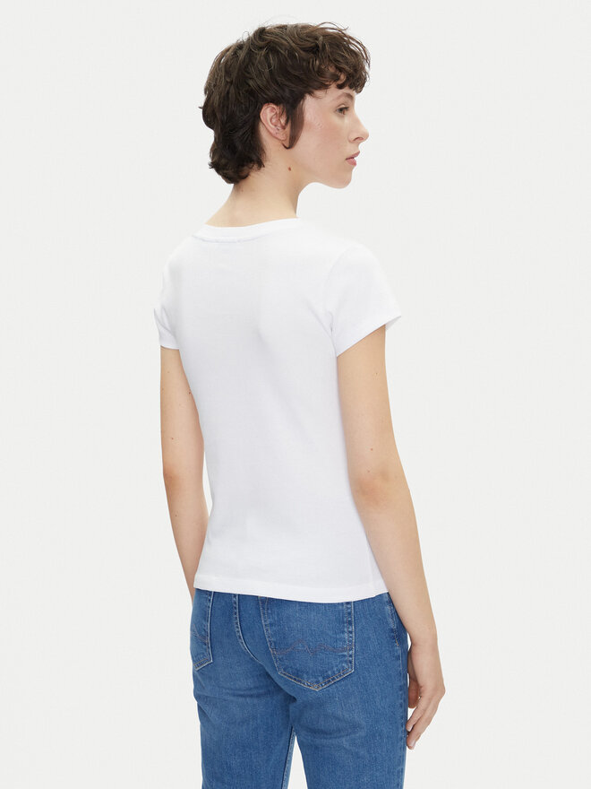 Pepe Jeans Pepe Jeans Marškinėliai PL506037 Balta Regular Fit
