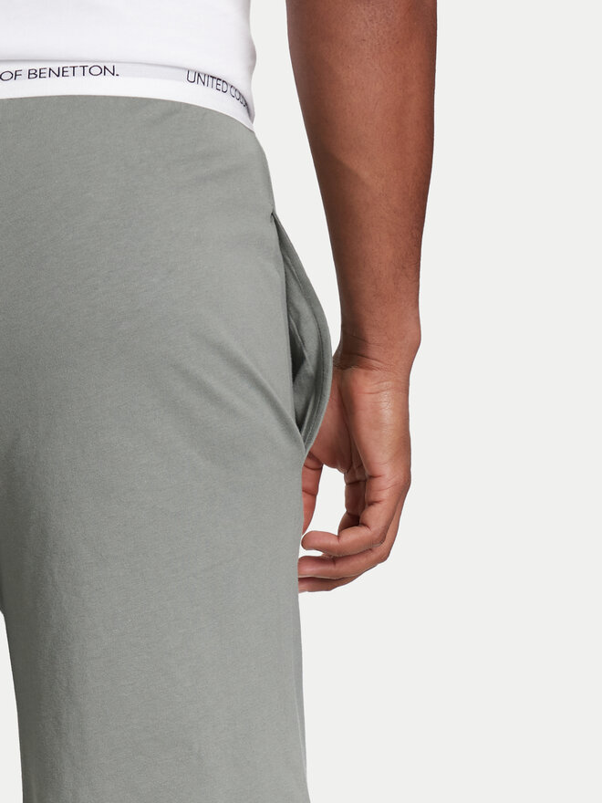 United Colors Of Benetton United Colors Of Benetton Pižamos šortai 30964900D Pilka Regular Fit