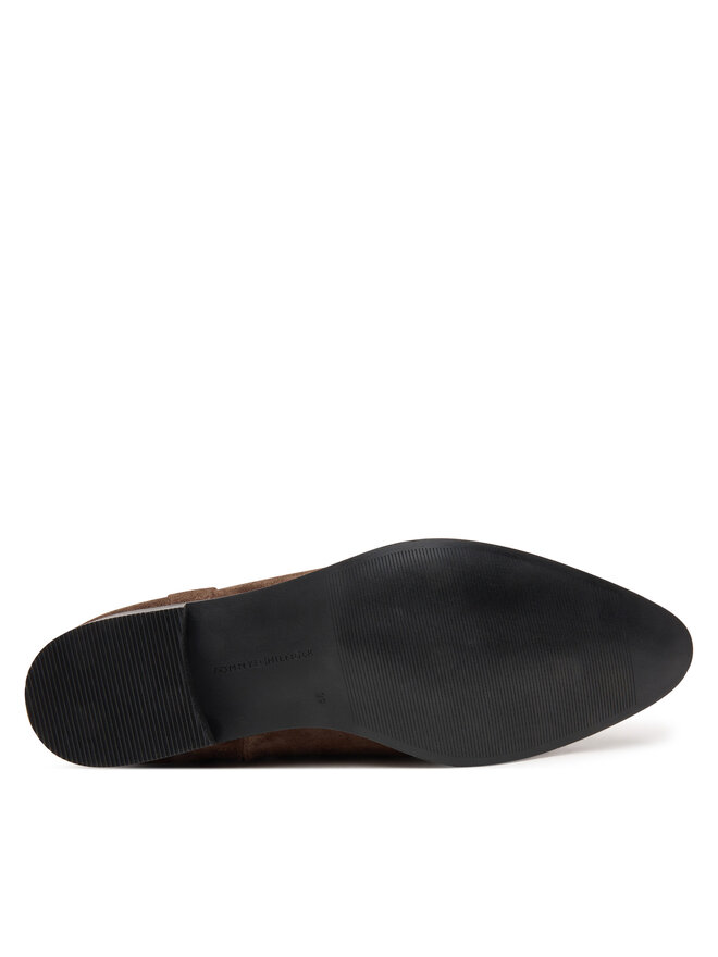 Tommy Hilfiger Μποτάκια Tommy Hilfiger Pointy Zip Bootie FW0FW08981 Καφέ