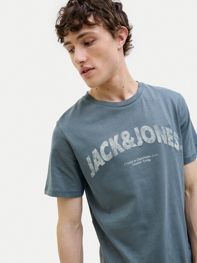Jack&Jones Jack&Jones Marškinėliai Almeria 12276962 Mėlyna Regular Fit