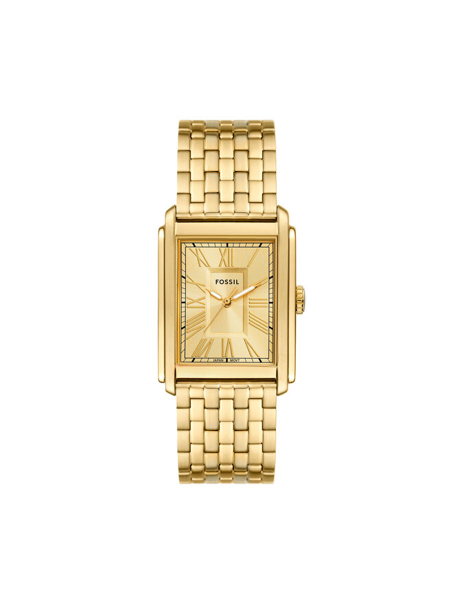 Fossil Pulkstenis Fossil Carraway FS6009 Zelta