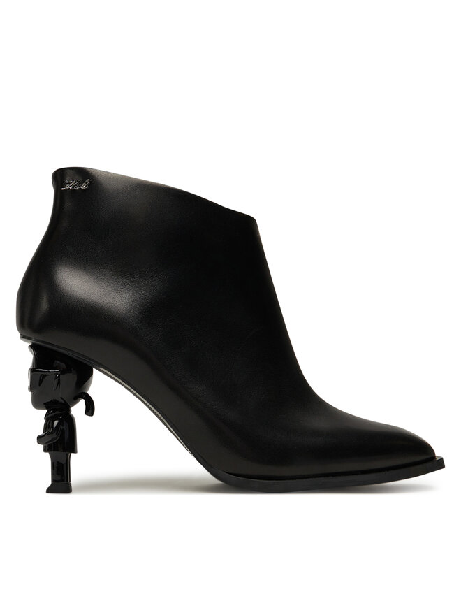 KARL LAGERFELD Боти KARL LAGERFELD Nft Heel Zip KL39135 Черен