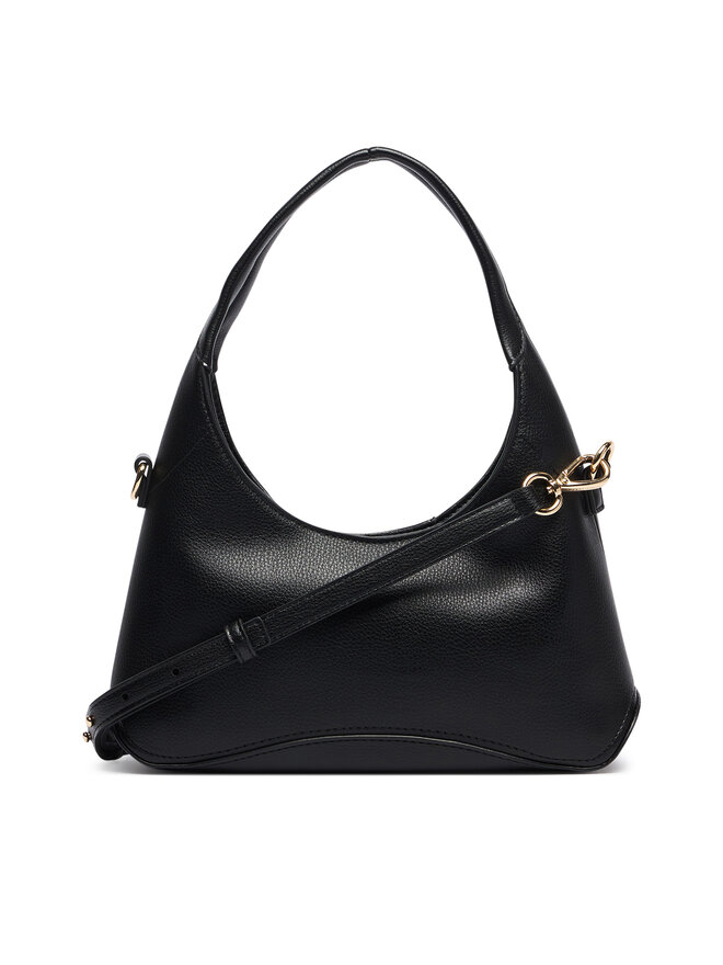 Tommy Hilfiger Handtasche Tommy Hilfiger Th Everyday Mini Hobo AW0AW19185 Schwarz