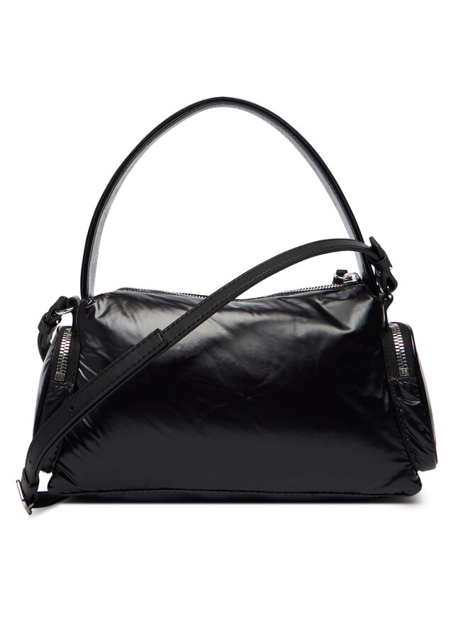 Calvin Klein Handtasche Calvin Klein Pocket Shiny Nylon Small Bag LV04F3405G Schwarz