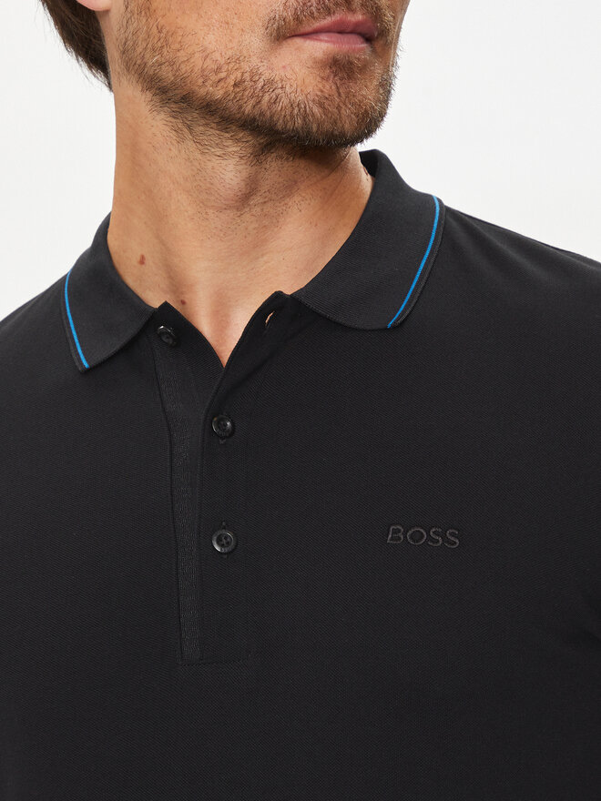BOSS Boss Poloshirt Paule 4 50506195 Schwarz Slim Fit