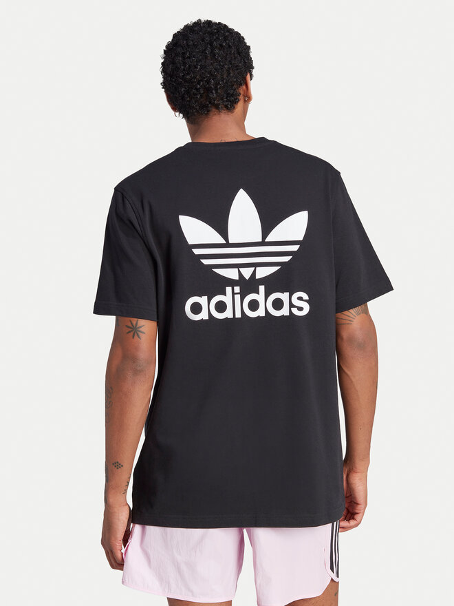 adidas adidas Marškinėliai adicolor Classics Trefoil II5760 Juoda Loose Fit