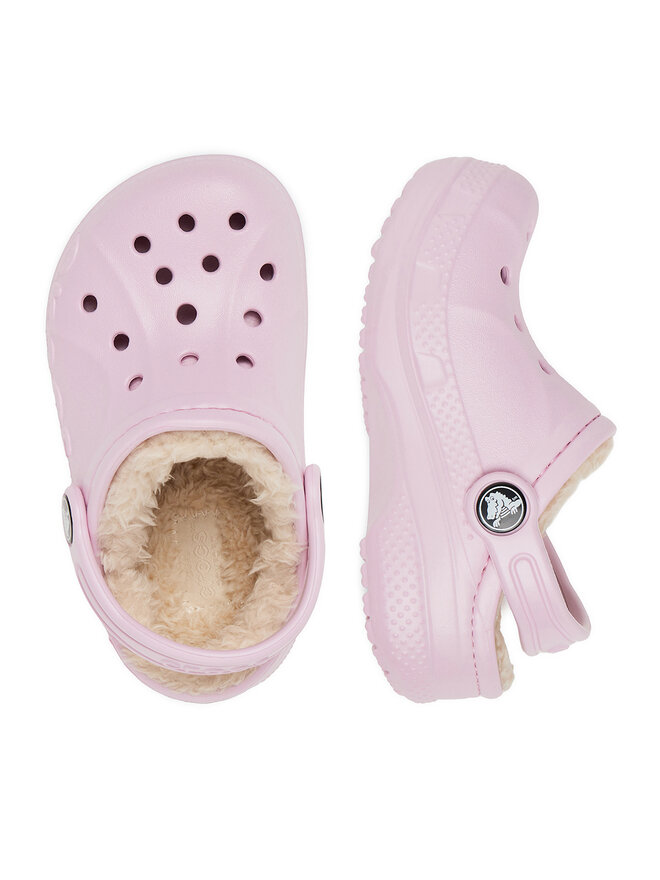 Crocs Šlepetės Crocs C-BAYA LINED CLOG T 207501-79R Rožinė
