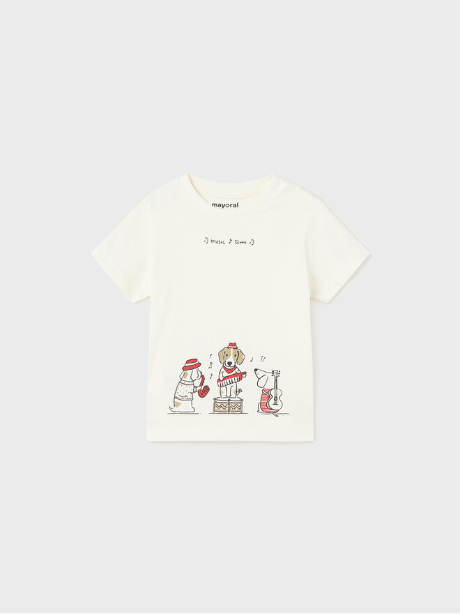 Mayoral Mayoral T-Shirt 1017 Weiß Regular Fit