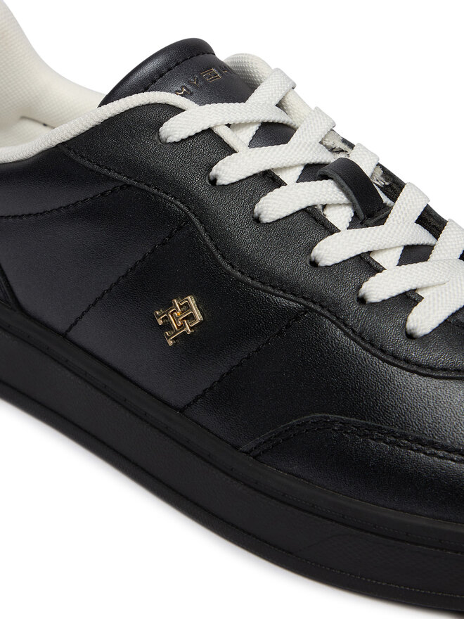 Tommy Hilfiger Sneakers Tommy Hilfiger Th Heritage Shiny Sneaker FW0FW09179 Schwarz