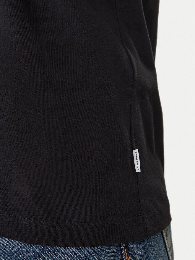 Jack & Jones Jack & Jones T-Shirt Orrganic Basic 12156101 Schwarz Slim Fit