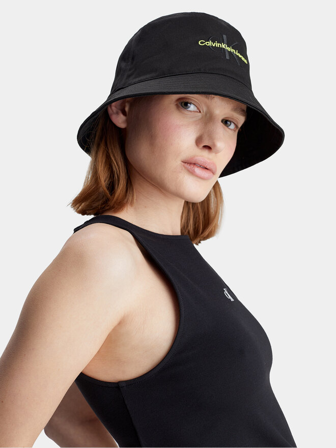 Calvin Klein Jeans Cappello Calvin Klein Jeans Monogram Bucket Hat K60K611029 Nero