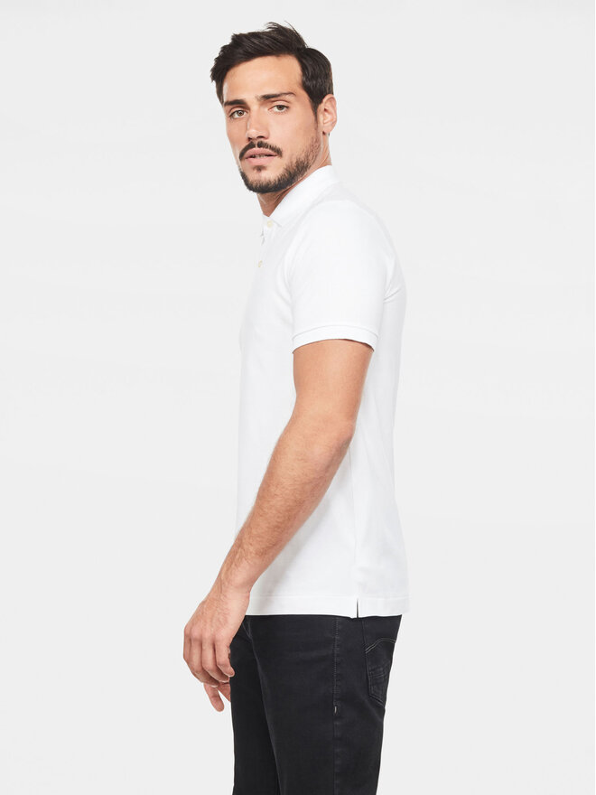 G-Star Raw G-Star Raw Poloshirt Dunda D11595-5864 Weiß Regular Fit