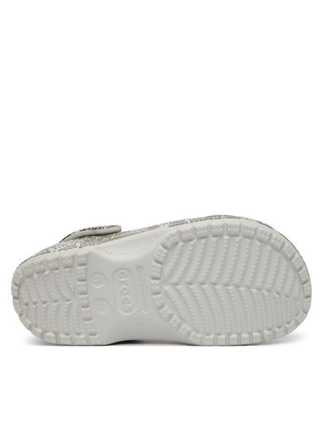 Crocs Pantoletten Crocs Classic Pop Animal 214153 Grau