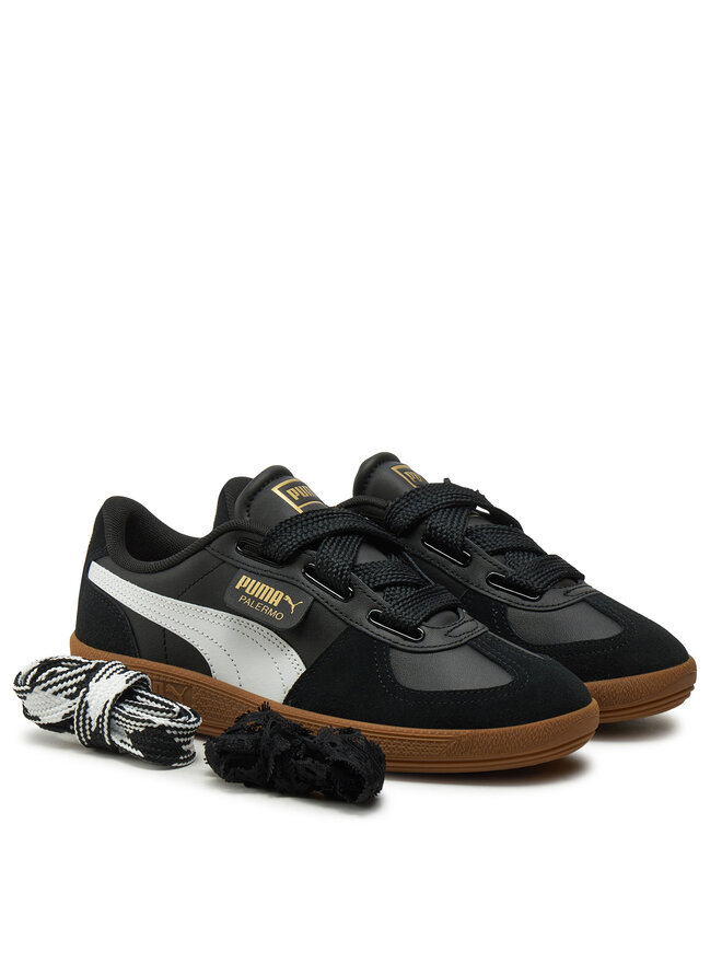 Puma Sneakersy Puma Palermo Wide Lace 40210902 Czarny