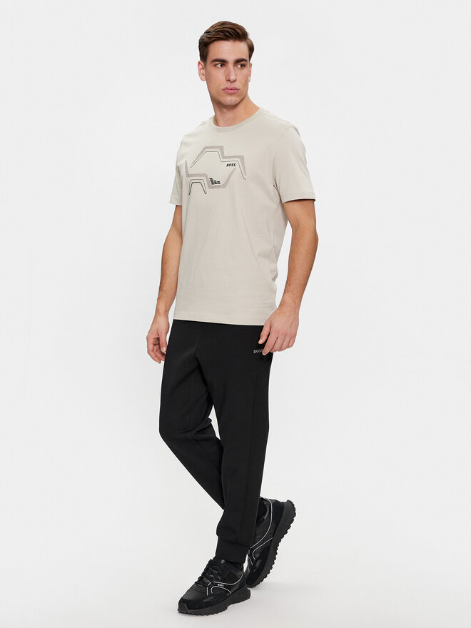 BOSS Boss T-Shirt Tee 3 50506358 Beige Regular Fit