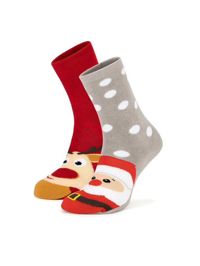 Jenny Fairy 2er-Set hohe Unisex-Socken Jenny Fairy 4WB-003-AW24 (2-pack) Rot