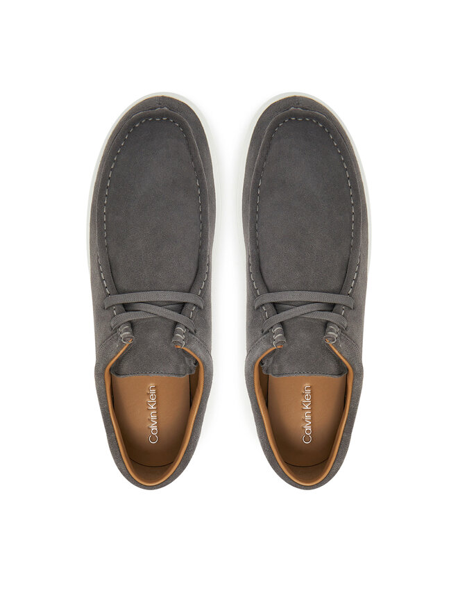 Calvin Klein Zapatos hasta el tobillo Calvin Klein Hybrid Apron Laceup Su HM0HM01967 Gris