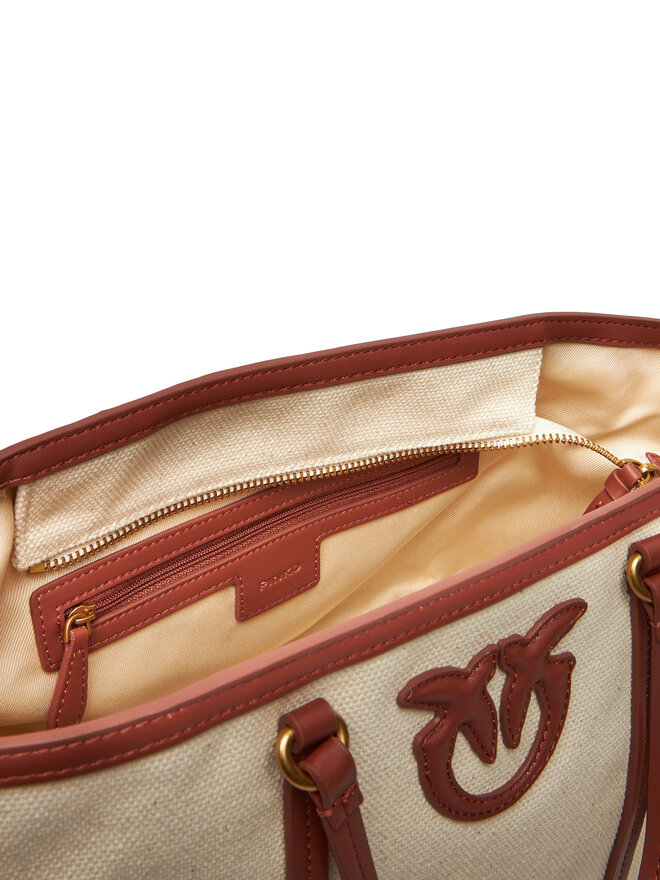 PINKO Ročna torba PINKO Miranda Shopper Classic PE 25 PLTT 104714 A2G2 Bež