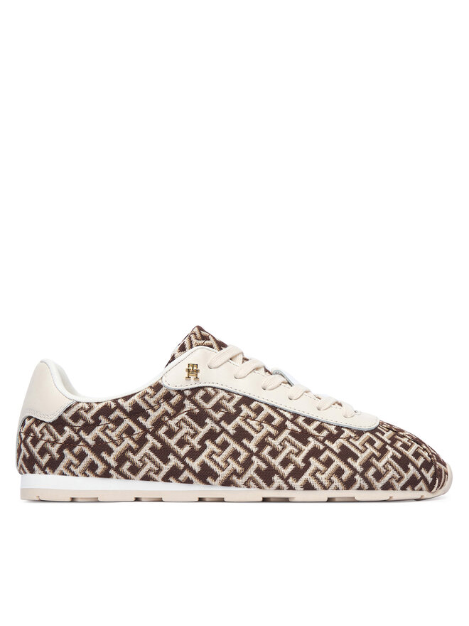 Tommy Hilfiger Sneakers Tommy Hilfiger Bella Monogram Sneaker FW0FW09523 Braun