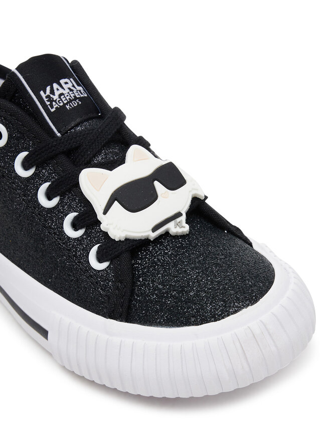Karl Lagerfeld Kids Sneakers aus Stoff Karl Lagerfeld Kids Z30368 M Schwarz
