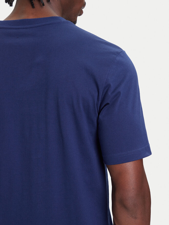 adidas adidas Marškinėliai Collegiate Lineage Graphic JM6417 Mėlyna Regular Fit