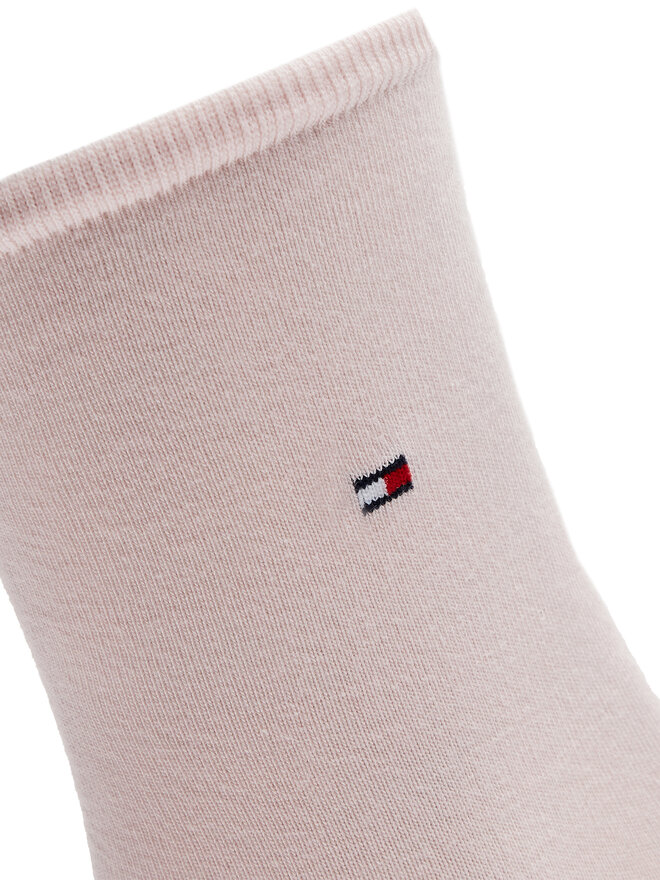 Tommy Hilfiger 2er-Set hohe Damensocken Tommy Hilfiger 371221107 Rosa