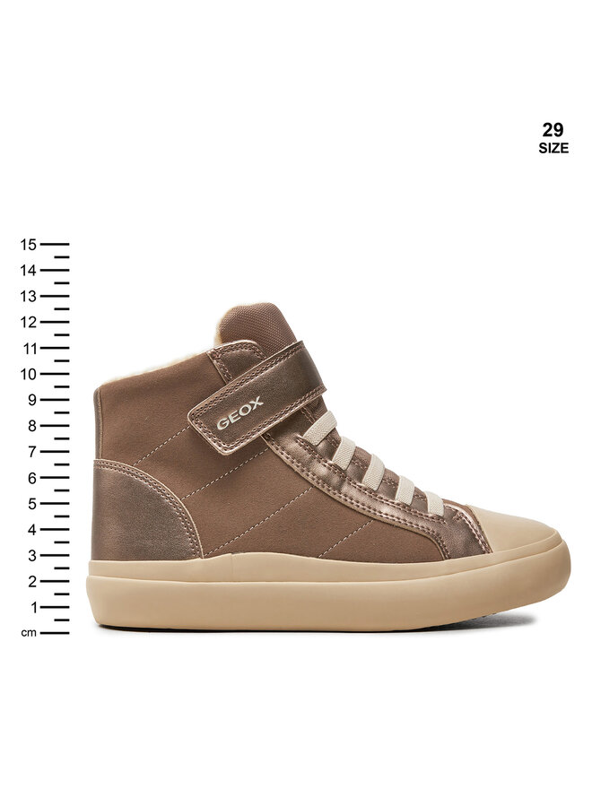 Geox Sneakers Geox J Gisli Girl J464NI 0AUAJ C5005 M Beige
