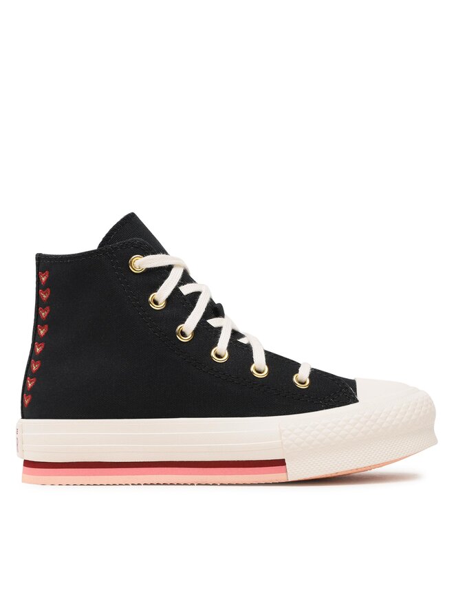 Converse Plátěnky Converse Chuck Taylor All Star Eva Lift Hi A04953C Černá