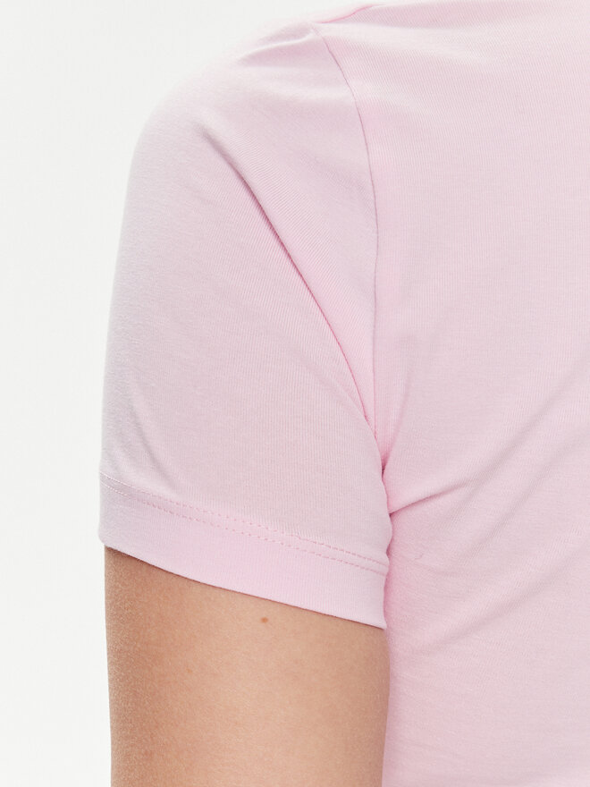 Noisy May Noisy May Póló Mik 27029540 Rózsaszín Slim Fit