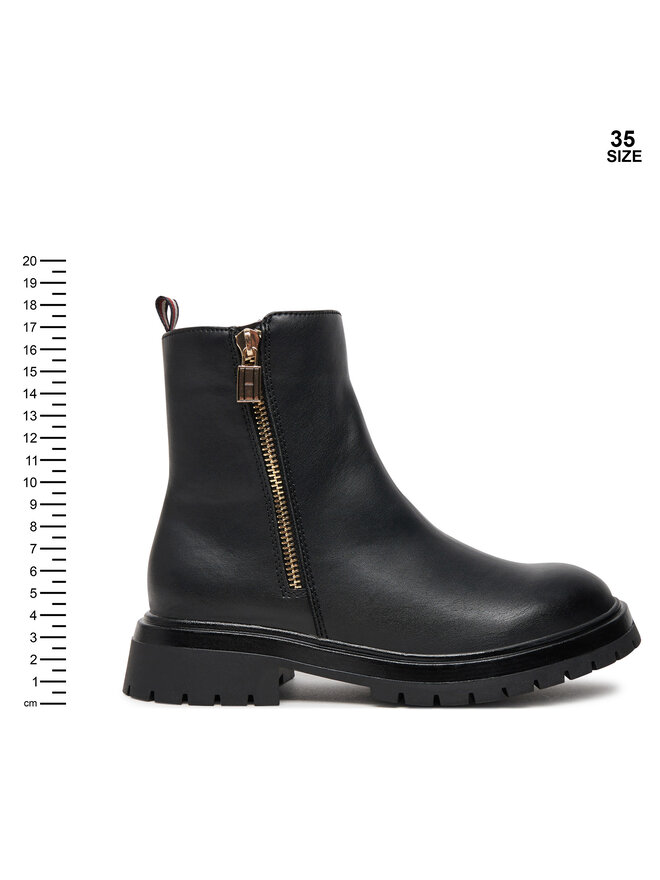 Tommy Hilfiger Μποτάκια Tommy Hilfiger Chelsea Boot T3A5-33566-1351 S Μαύρο