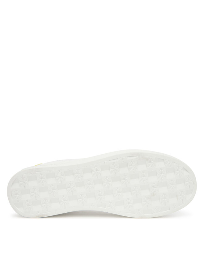 Calvin Klein Jeans Сникърси Calvin Klein Jeans Classic Cupsole Ru Patch Lth Wn YW0YW01845 Бял